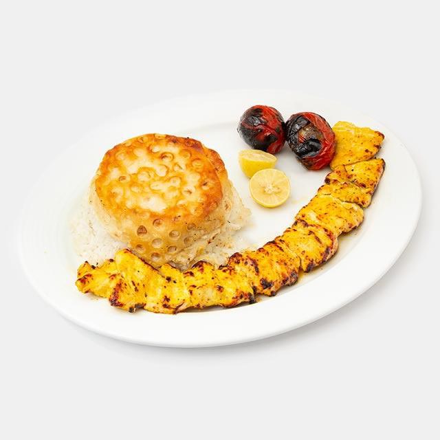 چلوجوجه زعفرانی